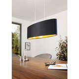 Eglo 55266 - visilica na sajli maserlo 2xE27/60W/230V crna | Eponuda.com