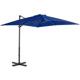  Konzolni suncobran s aluminijskom šipkom azurni 250 x 250 cm | shoptok.hr
