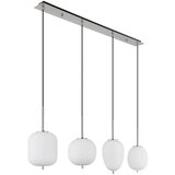 Globo Viseća LED svjetiljka Blacky I (40 W, Broj žarulja: 4 Kom., D x Š x V: 110 x 18,5 x 120 cm, Srebrna, E14) Cijene