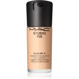 MAC Cosmetics Studio Fix Fluid SPF 15 24HR Matte Foundation + Oil Control matirajući puder SPF 15 nijansa NC16 30 ml | shoptok.hr
