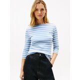 Tommy Hilfiger Majica 'New Cody' svetlo modra / bela | Shoptok.si