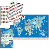 Poppik Edukativni poster s nalepnicama Otkrića Zastave 7+ | Eponuda.com