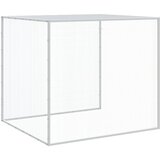  Kavez za kokoši s krovom svjetlosivi 603x98x90 cm čelični | shoptok.hr