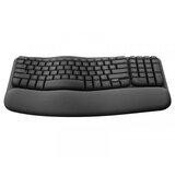 Logitech wave bluetooth ergonomic tastatura- graphite - us int'l