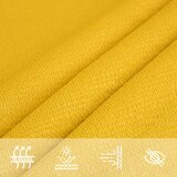  Jedro za zaštitu od sunca 160 g/m² žuto 3/4 x 2 m HDPE | shoptok.hr