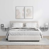  Polica na zidu Zidne 2 pcs Betonski sivi 38 x 19 x 19 cm | shoptok.hr