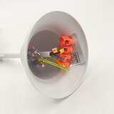  Luster na lancu RETRO 2xE27/60W/230V u mat beloj boji | Eponuda.com