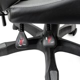  Gejmerska stolica FIORANO crna/siva | Eponuda.com