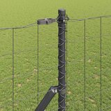 Euro Ograđivanje Ukop 10 x 1,6 m Čelik premazan PVC-om Siva | shoptok.hr