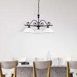 Rabalux dorothea visilica E27 3x60W m. crna klasična rasveta | Eponuda.com