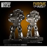 Green Stuff World Black Chrome Paint 17ml | Crna hrom boja za airbrush Slike