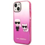 Karl Lagerfeld KLHCP14MTGKCP za iphone 14 plus gradient roza zaščita - full bodies | Shoptok.si