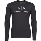 Armani_Exchange Majice z dolgimi rokavi 8NZTCH Modra