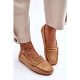 Boto marka niezdefiniowana Women's Suede Loafers Camel Lenvie | Shoptok.si