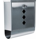 Square Poštni nabiralnik SQUARE 6200 NI (iz nerjavečega jekla, 310 x 305 x 90 mm) | Shoptok.si
