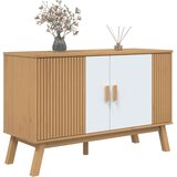  Komoda OLDEN bijelo-smeđa 114x43x73,5 cm od masivne borovine | Eponuda.com