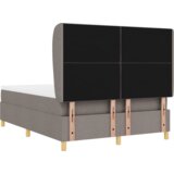 Box Spring Krevet s Madracem Taupe 140x190 cm Tkanina | shoptok.hr