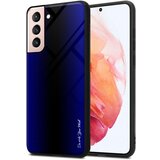 Cadorabo Ohišje, združljiv s Samsung - Stripe Optics v kobaltu vijolični - zaščitni pokrov iz silikona TPU in hrbta iz kaljenega stekla, (20576209) | Shoptok.si