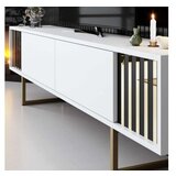 Hanah home TV polica Gold Line White Gold