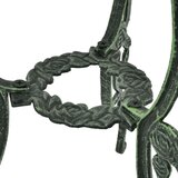Bistro 3-dijelni bistro set od lijevanog aluminija zeleni | shoptok.hr