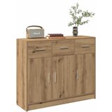  Komoda Artisan hrast 91x28x75 cm izrađeno drvo Slike