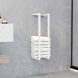 vidaXL stalak za ručnike bijeli 12,5 x 12,5 x 60 cm čelični Cijene