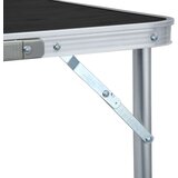  stol za kampiranje sivi aluminijski 180 x 60 cm | shoptok.hr