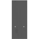  Stalak za monitor sivi (39 - 72) x 17 x 43 cm masivna borovina | shoptok.hr