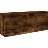 Maison Chic Kopalniška stenska omarica - Kopalniške omarica dimljen hrast 100x25x40 cm inž. les iu275, (22063983) Cene