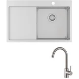 Set Luna 101 N-R + Vida krom mat