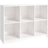 Maison Chic Knjižna omara - Knjižni regal bela 104x33x76 cm trdna borovina, (21724844) | Shoptok.si