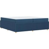  Konstrukcija postelje z vzmetnico Modra 200 x 200 cm blago, (5000127454) | Shoptok.si