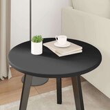 vidaXL Nepremična površina Črna 50 x 50 x 1.5 cm Konstruiran les | Shoptok.si