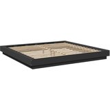  Okvir kreveta s LED svjetlima crni 180x200 cm konstruirano drvo | shoptok.hr