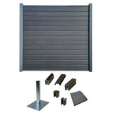  Ograjni set Co Extrusion (180 x 195 cm, Antracit, 19 -del.) Cene