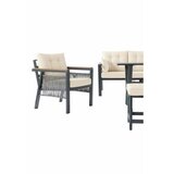 Hanah home baštenske garniture lilyum 3+1+1+2 cream | Eponuda.com