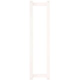 vidaXL Stojalo za brisače belo 23x18x90 cm trdna borovina | Shoptok.si