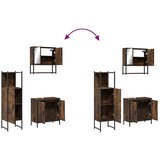  3-dijelni set kupaonskog namještaja boja hrasta drveni | shoptok.hr
