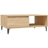 Maison Chic Klubska mizica - kavna mizica - Nizka mizica sonoma hrast 90x60x35 cm iverna plošča, (21752788) Cene