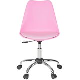 MID.YOU VRTLJIVI STOL umetna masa, tekstil pink | Shoptok.si