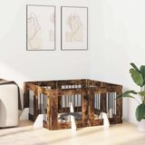  Vrata za pse z stojali 8 pcs Dimljen hrast 60 x 60 cm, (5000232800) | Shoptok.si