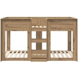  Krevet na kat za djecu Umjetnički hrast 75 x 190 cm | shoptok.hr
