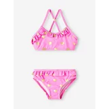 name it Pink Girly Patterned Swimwear Zuma - Girls