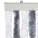  Zastor protiv muha sivo-bijeli 100 x 200 cm od šenila | shoptok.hr