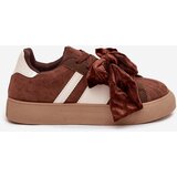 Boto Women's Sneakers With Suede Bow Brown Ashlyn | shoptok.hr