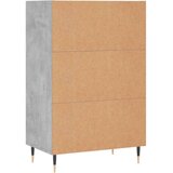 vidaXL Visoka omara betonsko siva 57x35x90 cm inženirski les | Shoptok.si