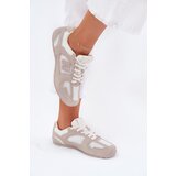Boto Women's Sports Shoes Made Of Eco Suede White-Beige Dorella | shoptok.hr