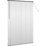 vidaXL Okenska roleta z zavesami Drugo Črna 140 x 220 cm Aluminij | Shoptok.si
