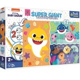 Trefl Baby Shark Super Giant dvostrana slagalica 3 u 1 15 kom - | shoptok.hr