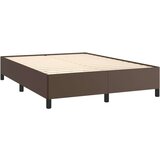  Za krevet smeđi 140x190 cm od umjetne kože | shoptok.hr